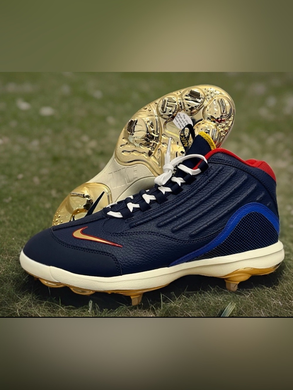 Nike Air Griffey 2 Hank Aaron PE Unreleased Baseball Cleats IB5332-400 Size 11.5